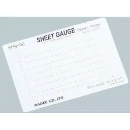 AS ONE Microscope Scale Sheet Gauge Polyester, THEM-06 image 2