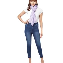 Honey by Pantaloons Purple Checks Scarf-picture-5