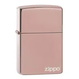 Zippo Matte Pink Classic Logo Brass Pocket Lighter-image-17