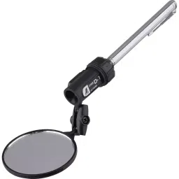 Shinwa Rules Round Shape Inspection Mirror with Light Φ60 mm Dimension, 74155 image 5