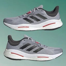 Adidas Men's SOLAR CONTROL M Silver Running Shoes-image-1