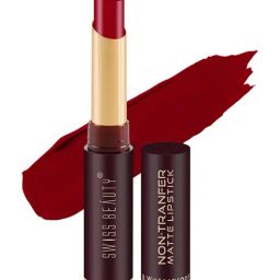 SWISS BEAUTY Non-Transfer Matte Lipstick Red Letter - 2 gm-48
