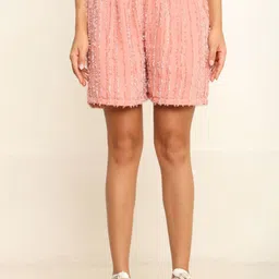 Prettify Women Striped Printed Shorts-image-6
