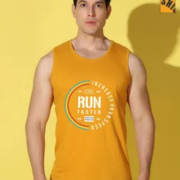 WOOSTRO Men Pack of 2 Typography Printed Round Neck Cotton Slim Fit Sports T-shirts-image-96