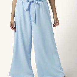 Honey by Pantaloons Blue Mid Rise Palazzos-picture-46