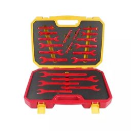 Us Tool Dipped Insulated Open End Wrench 6-32 mm Chrome Plated Surface Crv Steel Red (Pack Of 20), Ust-V1520Sd-image-32