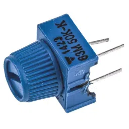 Vishay Through Hole Trimmer Potentiometer 500 mW Power 50 kΩ Pin Terminal, M63M503KB30T607 (Pack of 400 Pcs)-image-59