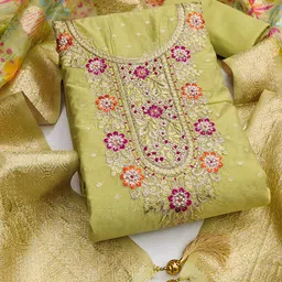 MANVAA Embroidered Unstitched Dress Material-image-37