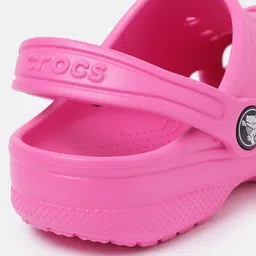 Crocs Kids Solid Clogs with Backstrap image 3