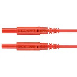 SCHUTZINGER TEST LEAD, 2MM BANANA PLUG, 500MM, MSFK A301 / 0.5 / 50 / RT-12
