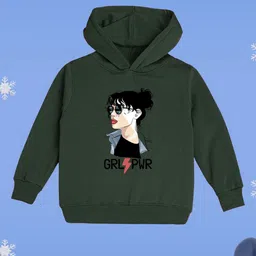 NUSYL Girls Hooded Sweatshirt-picture-4