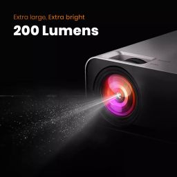 Portronics BEEM 200 PLUS POR-283 200 lm LCD Corded Portable Projector image 2