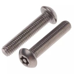RS PRO Plain Button SS Tamper Proof Security Screw, M5 x 25mm ,6212726 (Bag of 50 Piece)-10
