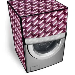 The Furnishing Tree Violet Printed Washing Machine Cover-image-89