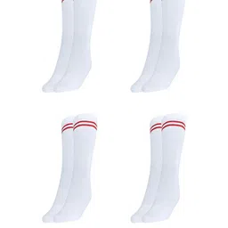 MUKHAKSH Unisex White Socks-picture-30