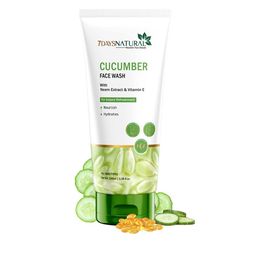 7DAYS Natural Cucumber Face Wash With Neem Extract & Vitamin E - 100 ml-27
