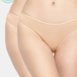 Inner Sense Beige Plain Bikini Panty - Pack Of 2-picture-25