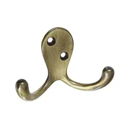 Screw Tight B180402AB-8 Brass Two Prong Wide Hook (Pack of 8)-image-54