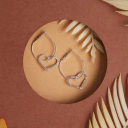 Prita by Priyaasi Sparking Hoop Earrings - Set of 2-34