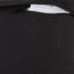 BLANC9 Black & White Single Self Design Square Cushion Cover image 3