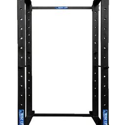 RISE UP� Power Cage Squat Stand 4/2 Frame with Shoulder Press, Bench, Biceps Rowing bar etc (Capicity up to 350 kg) image 1