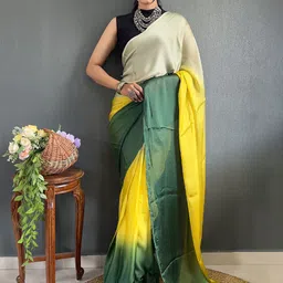 KAYOMMI Pure Crepe Ready to Wear Saree-image-74
