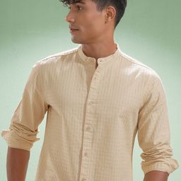 HIGHLANDER Men Comfort Slim Fit Opaque Casual Shirt-picture-44