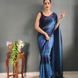 HERE&NOW Pure Crepe Jamdani Saree-image-60