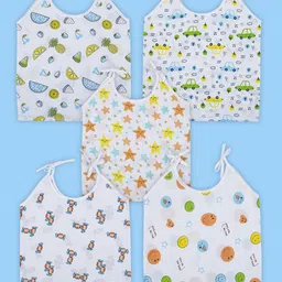 Baby Moo Unisex Kids 5-Pcs Cotton Innerwear Vests KJD-47-image-69