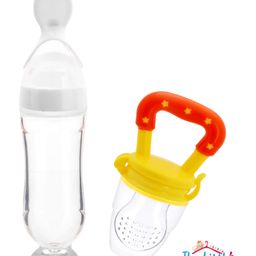 The Little Lookers Infant Squeezy Silicone Food Feeder and Fruit Pacifier Pack of 2 - 90 ml-10
