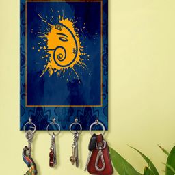 999Store Stylish Wood Wall Mount Decorative Key Holder - Ganesha Face-image-22