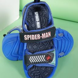 Kidsville Marvel Avengers Featuring Spiderman Detailed Sandals - Navy Blue-image-95