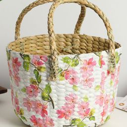 HABEREINDIA Seagrass Fruit Basket | Round Hamper Basket | Serving Basket - Multi-image-74