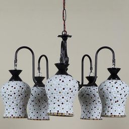 Deco Home Black Metal Ceiling Lamp-image-76