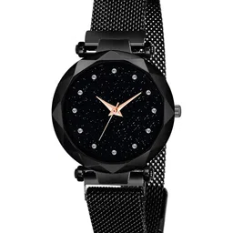 CSAMON Women Embellished Dial Straps Analogue Watch GR_379_black_12_diamouns-image-91
