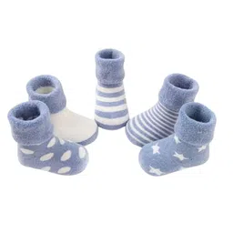 MOMISY Kids Pack Of 5 Patterned Ankle Length Socks-picture-11
