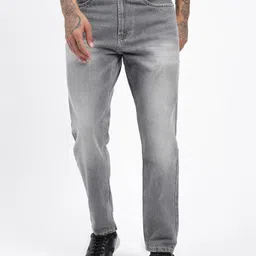 SHOWOFF Men Comfort Slim Fit Light Fade Cotton Jeans-picture-3