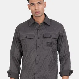 Blu MNKY Men Smart Slim Fit Printed Casual Shirt-picture-42