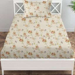 IVAZA Unisex Cream Bedsheets-image-36