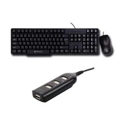 Zebronics Judwaa 750 Wired Keyboard and Mouse Combo with 90HB 4 Port USB HUB (Black)-image-24