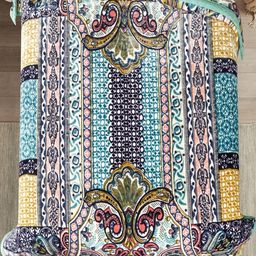 Signature Blue Geometric Mink Heavy Winter Double Bed Blanket-image-96