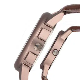 WM Men Brown & Peach-Coloured Analogue Watch DDWM-034 image 2