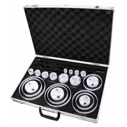 Westward Hole Saw Kit Bi-Metal 3/4 to 6 inch, 12G709 (Pack of 30 Pcs)-11