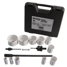 Westward Hole Saw Kit Bi-Metal 3/4 to 3 inch, 29VX15 (Pack of 15 Pcs)-image-73