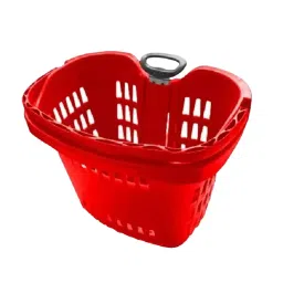 Retail Detailz 550 x 390 x 450 mm Plastic Rolling Basket Red 52 L Load Capacity, RD52L-picture-25
