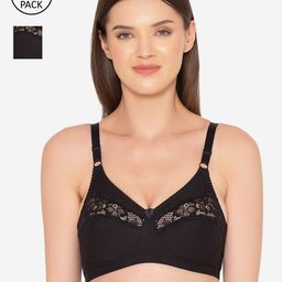 GROVERSONS Paris Beauty Women's Cotton Full coverage Non-Padded Non-Wired Bra-COMB02-31