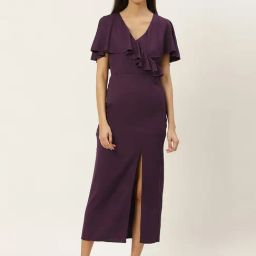 DODO & MOA Purple Shift Dress-image-27