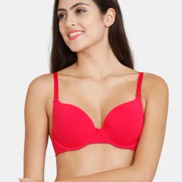 Zivame Fuchsia Medium Coverage Push-Up Bra-image-1