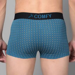 AMUL COMFY Pack Of 3 Printed Breathable Trunks-ACM101BTRNK-BK-BL-GY-75-PO3 image 5