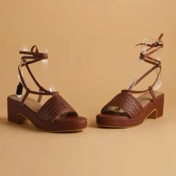 Eridani Women's Noah Brown Gladiator Sandals-image-37